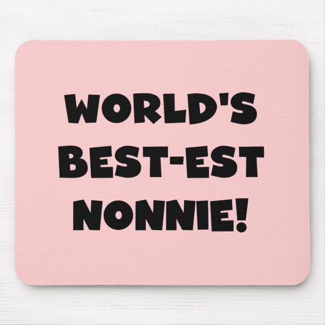 Black Text World's Best Nonnie Gifts Musmatta (Framsidan)