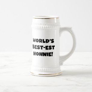 Black Text World's Best Nonnie Gifts Sejdel