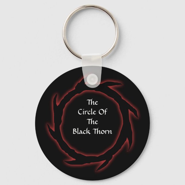 Black Thorn Keychain Nyckelring (Framsida)