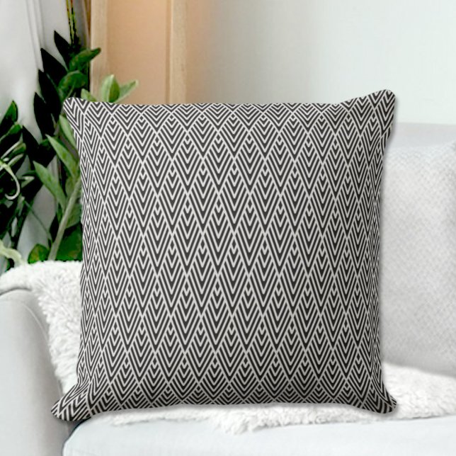 Black Throw Pillow Kudde (Skapare uppladdad)