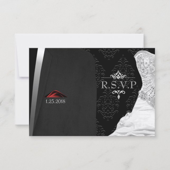 Black Tie Diamond R.S.V.P. OSA Kort (Framsida)