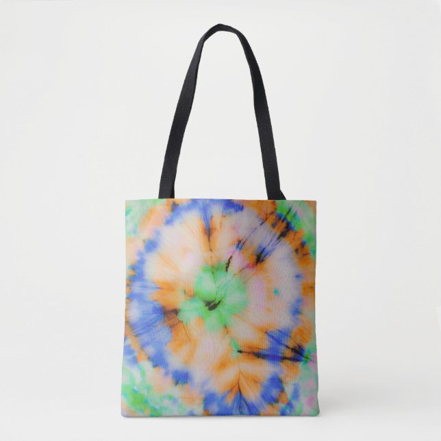 Black Tie Dye, Grungy Vintage. Tygkasse (Framsida)