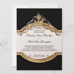 Black Tie Elegance 2, inbjudan till Golden Wedding