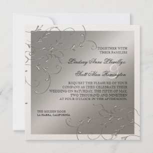 Black Tie Elegance, inbjudningar till Silver-bröll