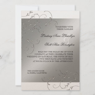 Black Tie Elegance, inbjudningar till Silver-bröll