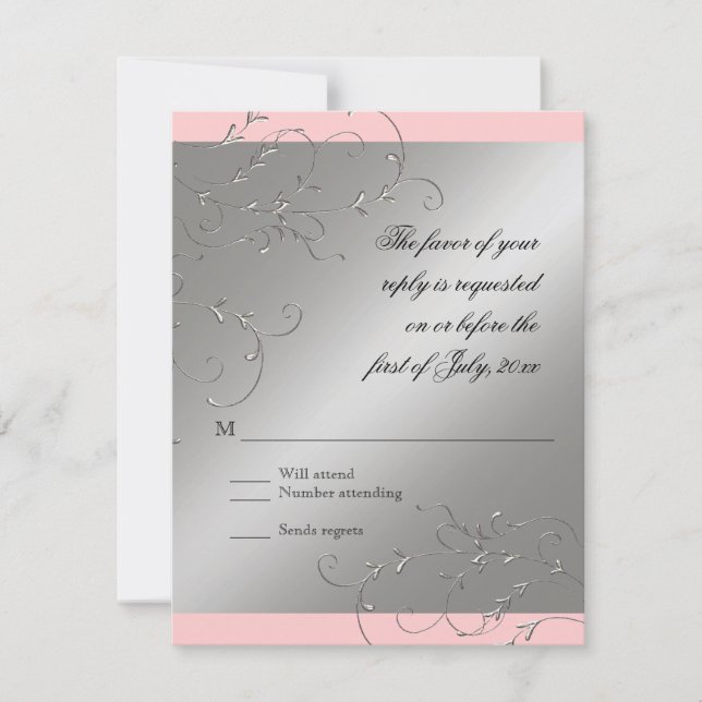 Black Tie Elegance, OSA Responcard (Framsida)