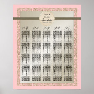Black Tie Elegance - Reception Bord Sequation Char Poster