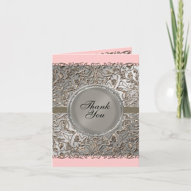 Black Tie Elegance, Tackkort-kort Tack Kort (Framsida)