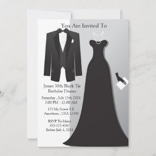 Black Tie Inbjudningar