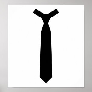Black tie kostym poster