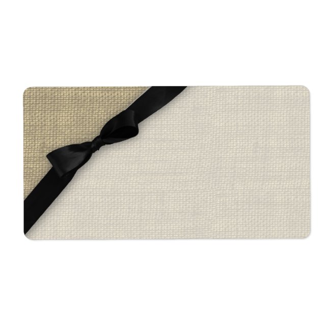 Black Tie Namn bricka Fraktsedel (Framsidan)