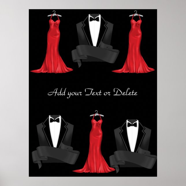 Black Tie Poster Carla (Framsidan)