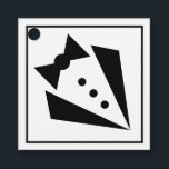 Black Tie - Smoking Bachelorfest Gåvor Etiketter<br><div class="desc">Fira din svensexa eller black tie-fest med stil.</div>