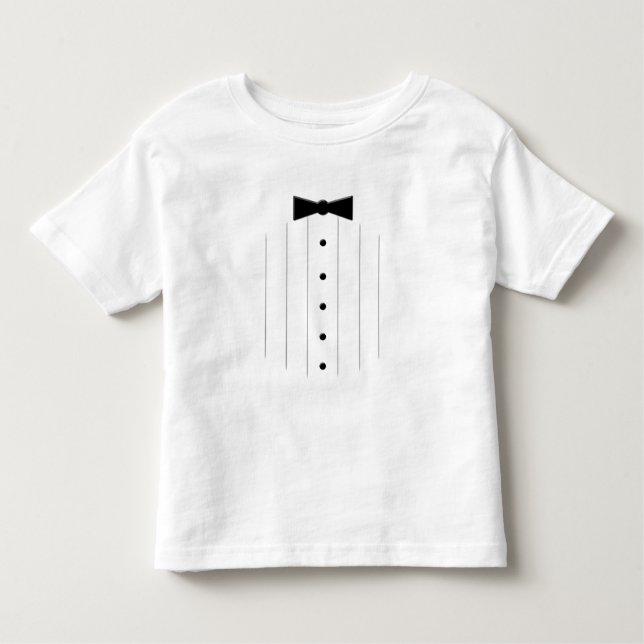 Black Tie Tuxedo T Shirt (Framsida)