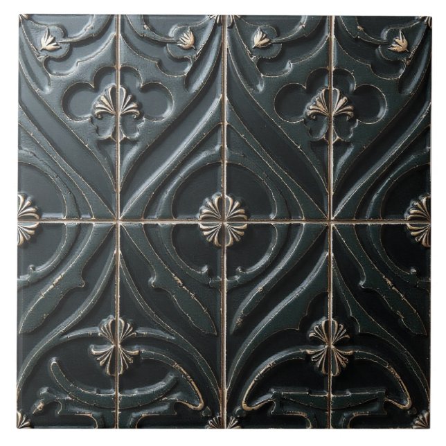Black Tile Affair Kakelplatta (Framsidan)
