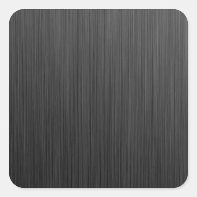 Black Titanium Fyrkantigt Klistermärke (Framsida)