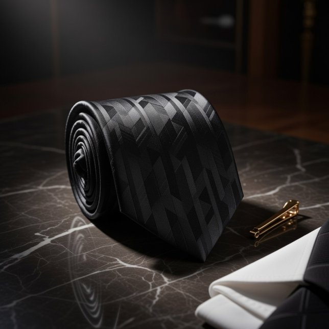 Black Tonal Geometric Slips (Skapare uppladdad)