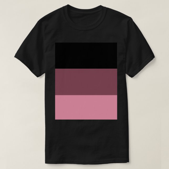 Black Toned to Baker Miller Rosa Graphic T Shirt (Design framsida)