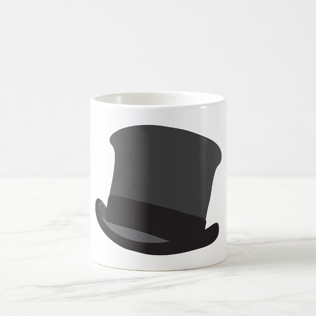 Black Top hat Kaffemugg (Skapare uppladdad)