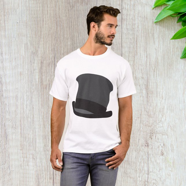 Black Top hat T Shirt (Skapare uppladdad)