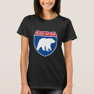 Black Top Mountain State Park Georgia Bear Ga Hög T Shirt