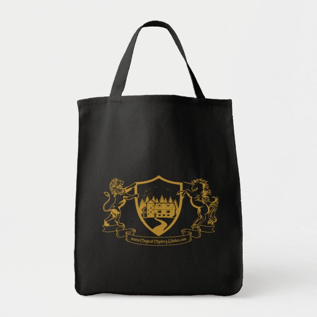 Black Tote Bag Tygkasse (Framsidan)