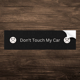 Black Touch My Car Bildekal