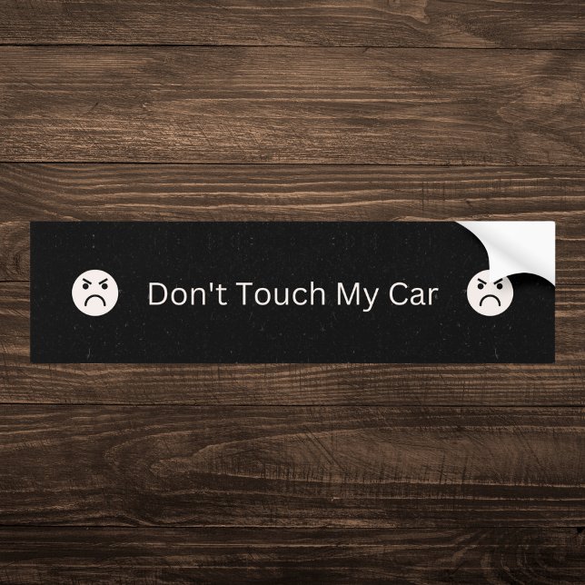 Black Touch My Car Bildekal (Skapare uppladdad)