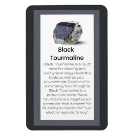 Black Tourmaline Crystal: Jewelry Visning Magnet