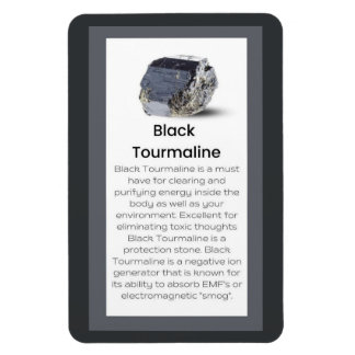 Black Tourmaline Crystal: Jewelry Visning Magnet
