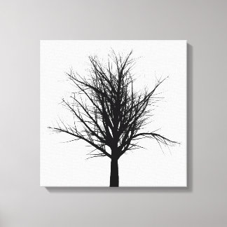Black Träd | Zazzle_Growshop Canvastryck