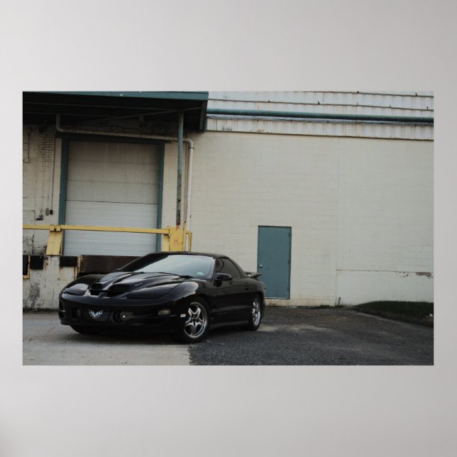 Black Trans Am Poster (Framsidan)