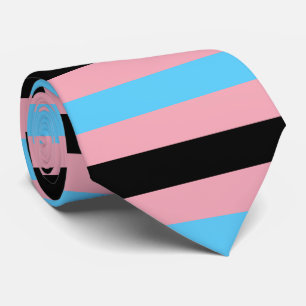 Black Transgender Färg Krawatte Slips