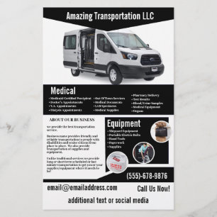 Black Transport Company Flyer