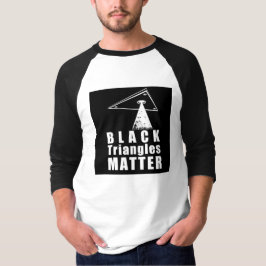 Black Triangle Matter Raglan T Shirt