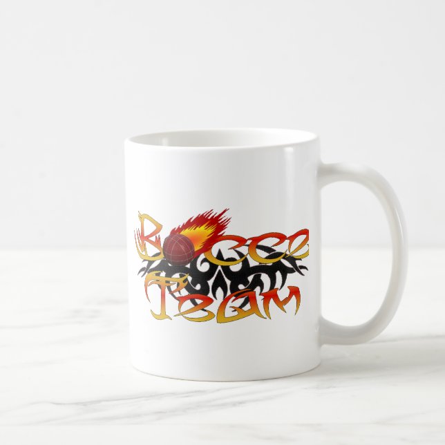 Black Tribal-design för BocTeam Kaffemugg (Höger)