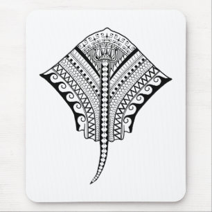 Black Tribal Stingray Manta Ray Musmatta