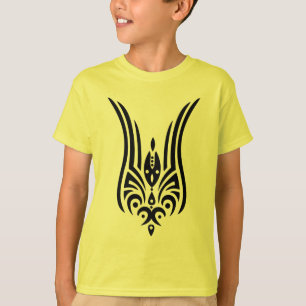 BLACK Tribal Tattoo - tulip + dina idéer T-shirt