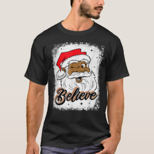 Black Tro Jultomten African American Santa B T Shirt