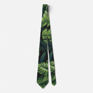 Black Tropical Mönster Slips