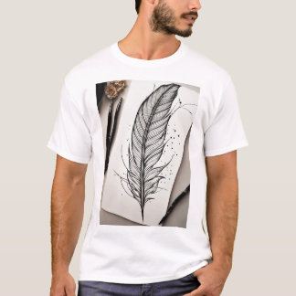 Bläck-tryck: Tattoinspirerad Tee