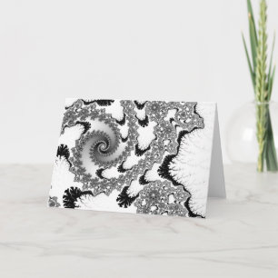 Black Tunga Hälsning Card Kort