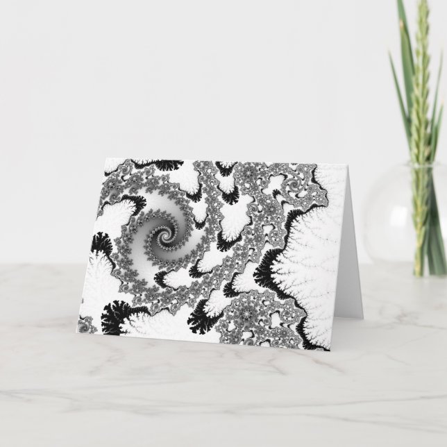 Black Tunga Hälsning Card Kort (Framsida)