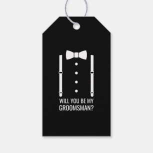 Black Tuxedo Kostym Personlig Groomsman Frieri Presentetikett