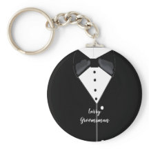 Black Tuxedo Personlig Groomsman