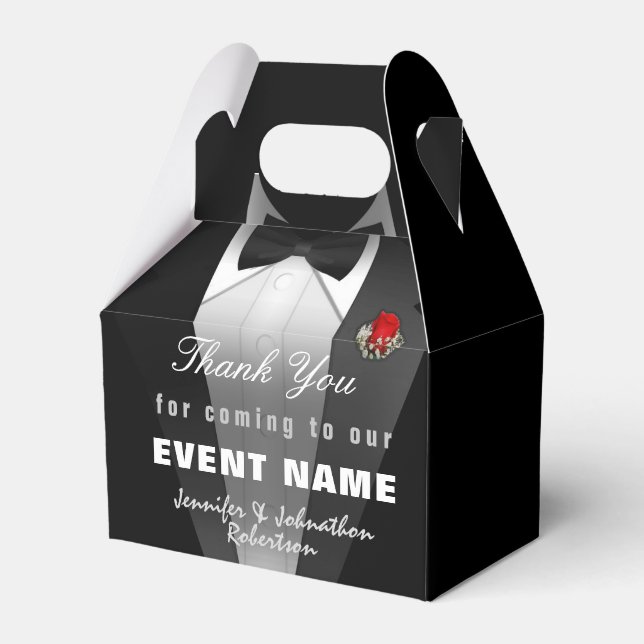 Black Tuxedo Tack | Presentbox Presentaskar (Framsidan Sidan)