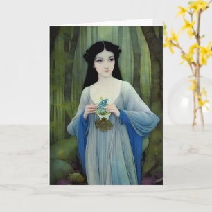 Bläck Tvättar illustration av vackra kvinnor i Sko Kort