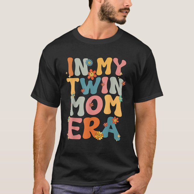 Black Twin Mamma Era Mor dag Birthday Avslappnad M T Shirt (Framsida)