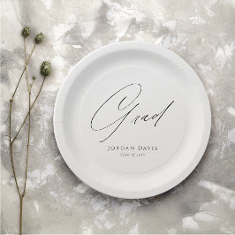 Black Typography Gratulerar Modern Student