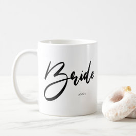Black Typography med Bride Chic Kaffemugg
